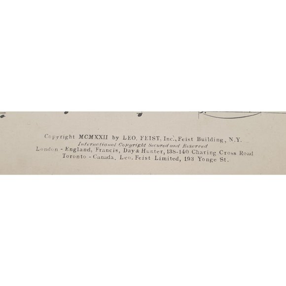 Vintage Sheet Music 1922 Why Should I Cry Over You Waltz Miller Cohn - Picture 3 of 5